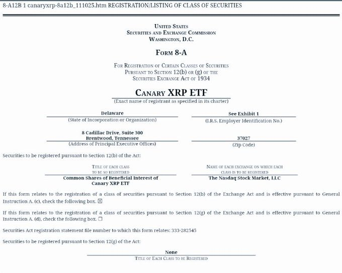 Major XRP Breakthrough: The First-Ever U.S. Spot XRP ETF Approved!
